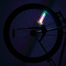 Décor lumineux roue vélo